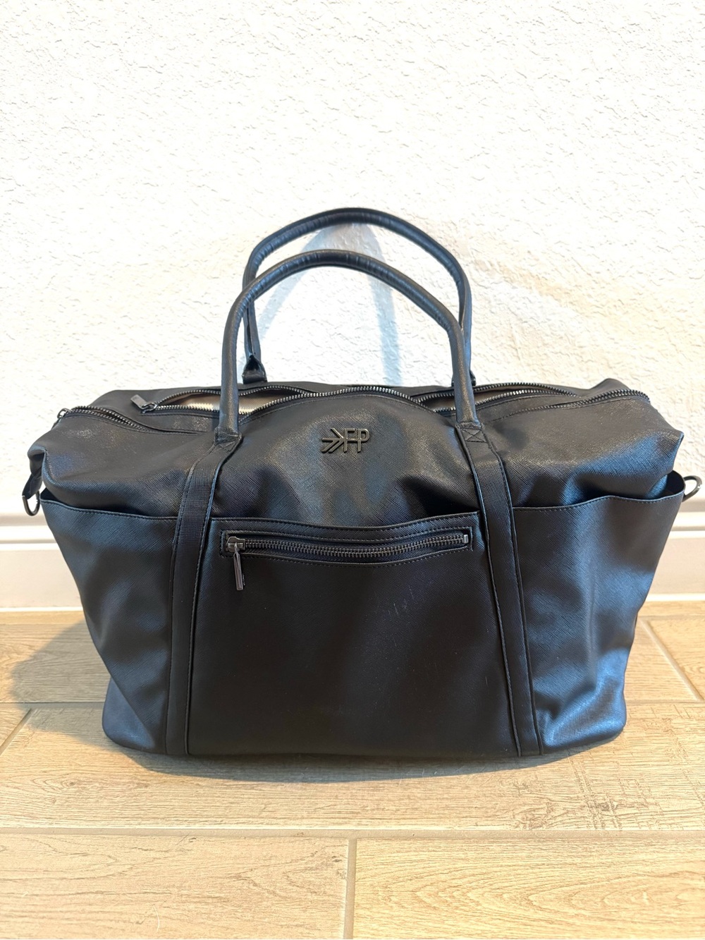 Freshly Picked Black Weekender Tote